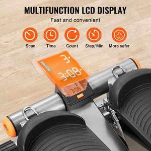 Mini Stepper Idraulico per Fitness, Attrezzo Cardio per Allenamento Completo del Corpo con Bande di Resistenza, Macchina Ellittica per Uso Domestico - Product Image 5