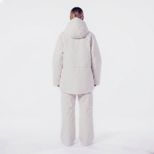 Traje de esquí de invierno impermeable y cortavientos para mujer, ropa de nieve gruesa y cálida con cremallera, ropa de esquí para exteriores - Product Image 2