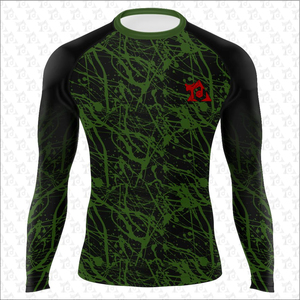 Professional quick dry breathable Rash guards for men's custom sublimation <b>printing</b> <b>Surfing</b> Swimming UV50+ Rash Guards OEM - Product Image 3