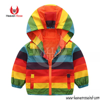 Chaqueta Cortavientos Ligera para Niños, con Capucha, Impermeable, para Primavera y Otoño, Plegable, Informal, con Cierre, para Niños y Niñas