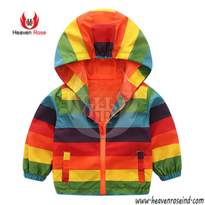 Kids <b>Lightweight</b> Windbreaker <b>Jacket</b> Hooded <b>Waterproof</b> Spring Autumn Outdoor <b>Packable</b> Boys Girls Casual Zip Coat - Product Image 2