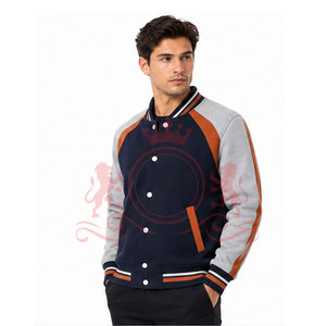 Chaqueta Letterman Azul Oscuro con Rayas en Contraste de la Mejor Calidad, Diseño Moderno y Cómodo para un Estilo Urbano - Product Image 3