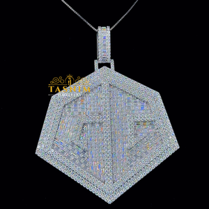 Colgante de Calavera de Moissanita Vintage Premium con Diamantes Amarillos Sólidos, Joyería Hip Hop para Bodas, Fiestas y Regalos a Precio Mayorista - Product Image 6