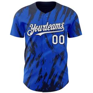 Maillot de baseball personnalisé à boutons, 100 % coton biologique, antibactérien, col en V, manches courtes, unisexe, vêtements de sport d'équipe, logo personnalisé, OEM - Product Image 2