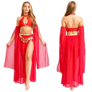 Traje de <span class=keywords><strong>danza</strong></span> <span class=keywords><strong>del</strong></span> <span class=keywords><strong>vientre</strong></span> Sexy para mujer, Top corto, pantalones cortos, conjuntos de falda de gasa, traje de baile para espectáculos de <span class=keywords><strong>danza</strong></span> <span class=keywords><strong>del</strong></span> <span class=keywords><strong>vientre</strong></span>, <span class=keywords><strong>clases</strong></span>, fiestas, Fitness - Product Image 2
