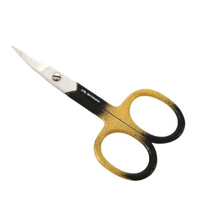 Ciseaux à cuticules russes à lame courbée pour manucure, soin des ongles de précision, vente directe d'usine, acier inoxydable professionnel - Product Image 1