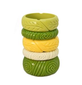 Joyería de Moda Hecha a Mano con Resina, Pulseras y Brazaletes Tallados con Diseño de Lujo de Fabricante Indio a Precio de Mayoreo - Product Image 2