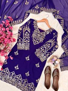 ENHANCE THE BEAUTY OF YOUR WARDROBE WITH THIS NEWLY LAUNCHED <b>KURTI</b> & FLARED PLAZZO SET - Product Image 3