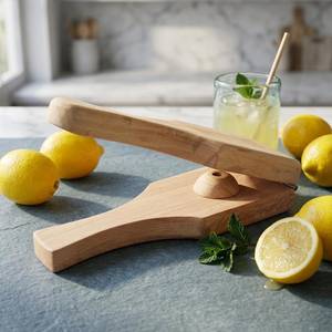 Wooden Citrus <b>Reamer</b> Bartender Useful Home Restaurant Kitchen Use Squeezer Shiny Polished Natural Craft Product - Product Image 2
