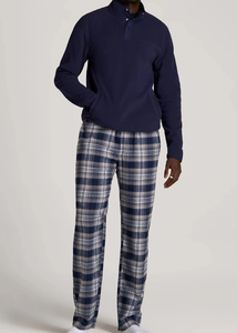 Men's Professional Design Casual Waist Flannel Trousers 100% Cotton Breathable Lightweight Drawstring Bottoms Sexy Solid Pattern - Product Image 4