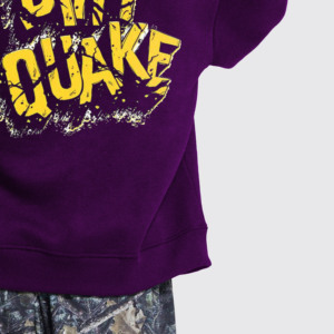 Sweat-shirt à capuche pour homme Dirt Quake, coupe classique, en molleton de coton 300g, imprimé, poche avant, streetwear, décontracté, vêtements d'hiver - Product Image 3