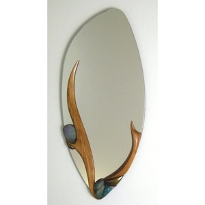 Handmade Wooden Wall <b>Mirror</b> Modern Artistic Frame Decorative Design - Product Image 2