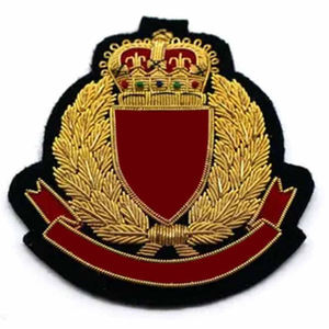 Broderie artisanale au fil de bouillon, badges et écussons brodés sur mesure OEM, fournisseur de haute qualité, taille personnalisée, blazer en cuivre - Product Image 6
