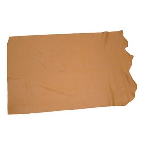 Cuero de vaca curtido cromado sólido marrón con grano granulado de 1.2-1.4 mm de grosor para bolsos de lujo, carteras, encuadernación y tapicería - Product Image 2