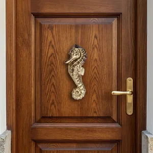 Support de porte, fenêtre et étagère en fer blanc antique RAJVASANT RVE IDK 5037, durable et robuste, motif hippocampe - Product Image 4