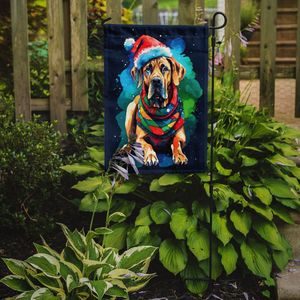 Drapeau de jardin de Noël multicolore Great Dane Bannière de jardin décorative pour patio Illustration pour parterres de fleurs Décoration de boîte aux lettres Taille de la cour - Product Image 2