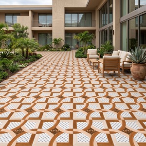 Carreaux en porcelaine 20 mm 600x600 mm mats résistants aux acides pour revêtements de sol extérieurs résidentiels et commerciaux - Product Image 6