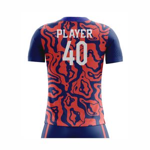 Maillots de foot personnalisés 100% polyester, manches courtes, shorts de foot, uniformes d'entraînement, uniformes de sport, OEM ODM - Product Image 5