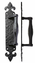 Modern Cast Iron Furniture Handle Pull <b>Knob</b> <b>Black</b> Finish Bar Shape for Bedroom Living Room Dresser Drawer Cabinet - Product Image 2