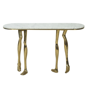 Modern Brass <b>Console</b> <b>Table</b> with Marble Top Contemporary Living Room Furniture Handmade Entryway Decorative Side <b>Table</b> - Product Image 2