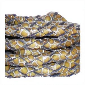 Cordón de cuero redondo trenzado para reptiles, gran oferta, para pulsera DIY, joyería artesanal y otros accesorios a precio de venta al por mayor - Product Image 1