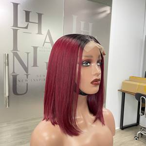 Perruque de cheveux humains 8 10 pouces SDD fermeture assortie 2by6 Extensions de cheveux prix de gros perruque avant de lacet - Product Image 3