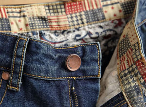 Pantalones Cortos de Mezclilla Casuales para Hombre, Personalizados, Estilo Vintage, con Estampado Gráfico de Letras y Logotipo, 100% Algodón, Bordados, Lavado Ligero, Desgastados - Product Image 4