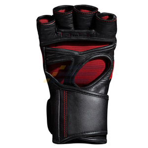 Lightweight Non <b>Slip</b> Leather Material OEM Service Premium Quality New Hand Made Men MMA Gloves - Product Image 2