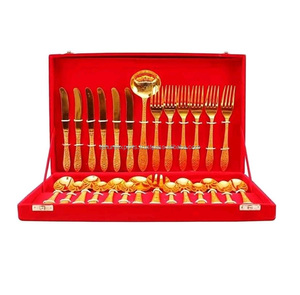 Ensemble de couverts en acier inoxydable en métal de conceptions élégantes de prix Offre Spéciale dans différentes finitions et de toutes tailles - Product Image 3