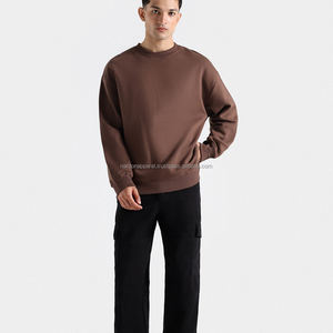 Nardon Apparel Sweat-shirt à capuche de haute qualité avec logo personnalisé imprimé multicolore, épaules tombantes, col rond, sweat-shirt ample pour hommes - Product Image 3