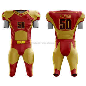 Nuevo estilo para entrenamiento/Camisetas de fútbol americano mejor hechas de alta calidad Conjunto de uniforme de fútbol americano cómodo - Product Image 3