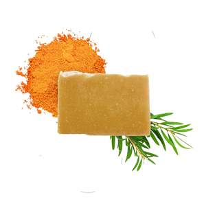 Jabón Herbal Natural con Cúrcuma y Naranja, Suave y Nutritivo, Mejor Precio para Compradores Globales, Jabón Natural de Coco para el Cuerpo - Product Image 2