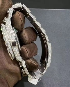 Reloj de Lujo para Mujer con Diamantes, Caja de Acero Inoxidable de 36 mm, Visualización de Fecha Analógica, Cristal de Zafiro, Movimiento de Cuarzo - Product Image 3