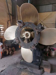 Hélice de barco de hélice marina de alta calidad 304 Acero inoxidable diseño personalizado OEM - Product Image 3