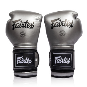 Gants de boxe Fairtex en cuir, lacés, à doigts entiers, pour adultes, équipement d'entraînement de kick-boxing, en cuir de vache véritable, gants de sparring légers - Product Image 4