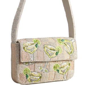 Sac à main brodé en coton fait main avec perles et broderie florale, sac à bandoulière d'été pour femme, idéal pour les soirées - Product Image 5