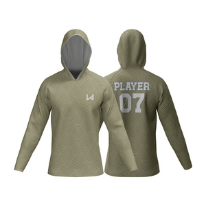 Camiseta de Baloncesto Personalizada con Sublimación, Mangas Largas, con Capucha, Transpirable, Absorbe la Humedad, Tallas Grandes - Product Image 4