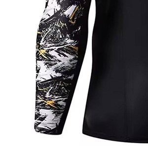 High Stretch Eco-Friendly Customizable Sports Rash Guard Training Running Yoga Gym Breathable Quick Dry Durable Long Sleeve - Product Image 6