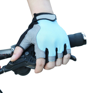 Half Finger Breathable Fitness Training Gloves Wrist Support Non-Slip Drawstring Closure for Motocross Cycling Outdoor Sports - Product Image 6