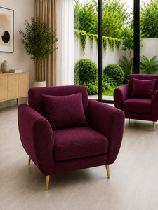 Sofá Minimalista Esmeralda 221 ROMA Marrón, Conjunto de 221 Plazas, para Sala de Estar, Apartamento, Hotel, Muebles de Tela Ecológicos Personalizados - Product Image 4