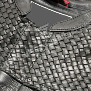 Chaleco de Cuero con Cierre de Cremallera, Chaqueta de Motociclista, Cuero Vacuno Genuino, Estilo Outback, Hecho en Pakistán, Chaleco de Cuero Trenzado Elegante - Product Image 4