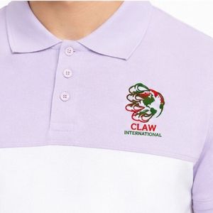 Polo de golf pour hommes, uniforme de mode en gros, manches courtes, logo personnalisé, pour une tenue estivale de haute qualité - Product Image 4