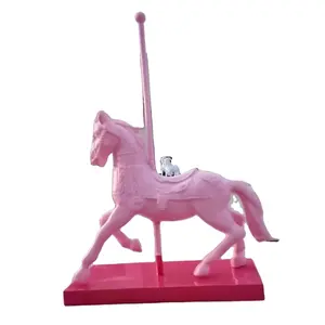 Yicheng Beauty Europe caballo de fibra de vidrio estándar animado carrusel caballo estatua de caballo chino con el mejor proveedor de China