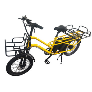 Bicicleta eléctrica de aleación de aluminio con freno de disco de 20 pulgadas, 48V 15ah * 2 baterías de litio duales, para reparto y transporte de carga - Product Image 2