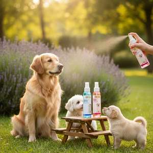 Kit Essenziale Anti-Odore Yommy per Cani e Gatti, 3 Profumi e Colonie, Talco e Lampone Fresco - Product Image 2