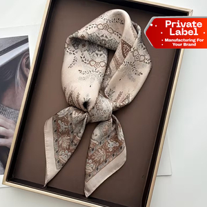 Écharpe en cachemire haut de gamme personnalisée avec logo du fabricant, châle uni doux et premium - Product Image 1