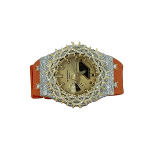 Reloj de Lujo con Diamantes Incrustados, Correa de Goma, Esfera Analógica de 20mm, para Toda Ocasión - Product Image 3