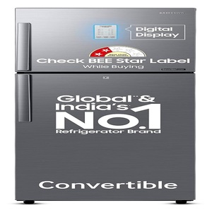 Réfrigérateur à double porte Samsung 236 L 2 étoiles convertible numérique à inverter avec écran et système No Frost - Product Image 1