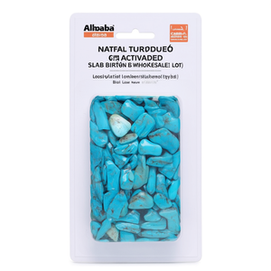 แผ่นหินเทอร์ควอยซ์ธรรมชาติขัดเงาสีฟ้าเขียว ขายส่งจำนวนมาก - Product Image 2