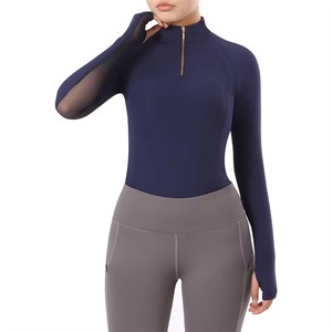 Camisas de Equitación de Manga Larga para Mujer, de Alta Calidad, Ajuste Delgado, Lona de Algodón Transpirable, para Primavera/Verano, Competición de Equitación - Product Image 1
